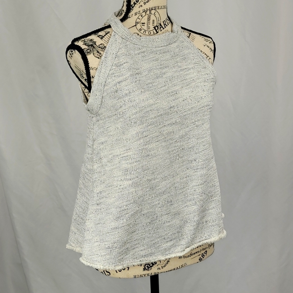 {W5} Going out top Tank top silver threading sz small